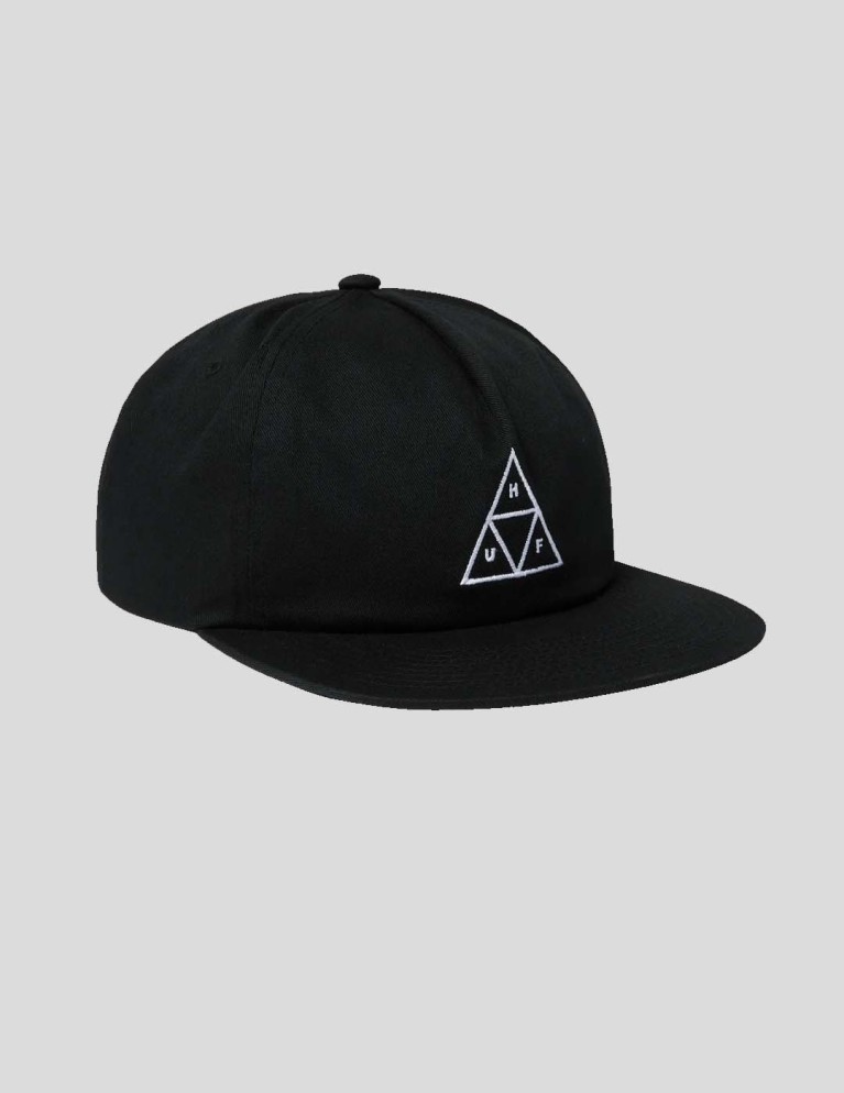 Gorra HUF set triplo triangle snapback black